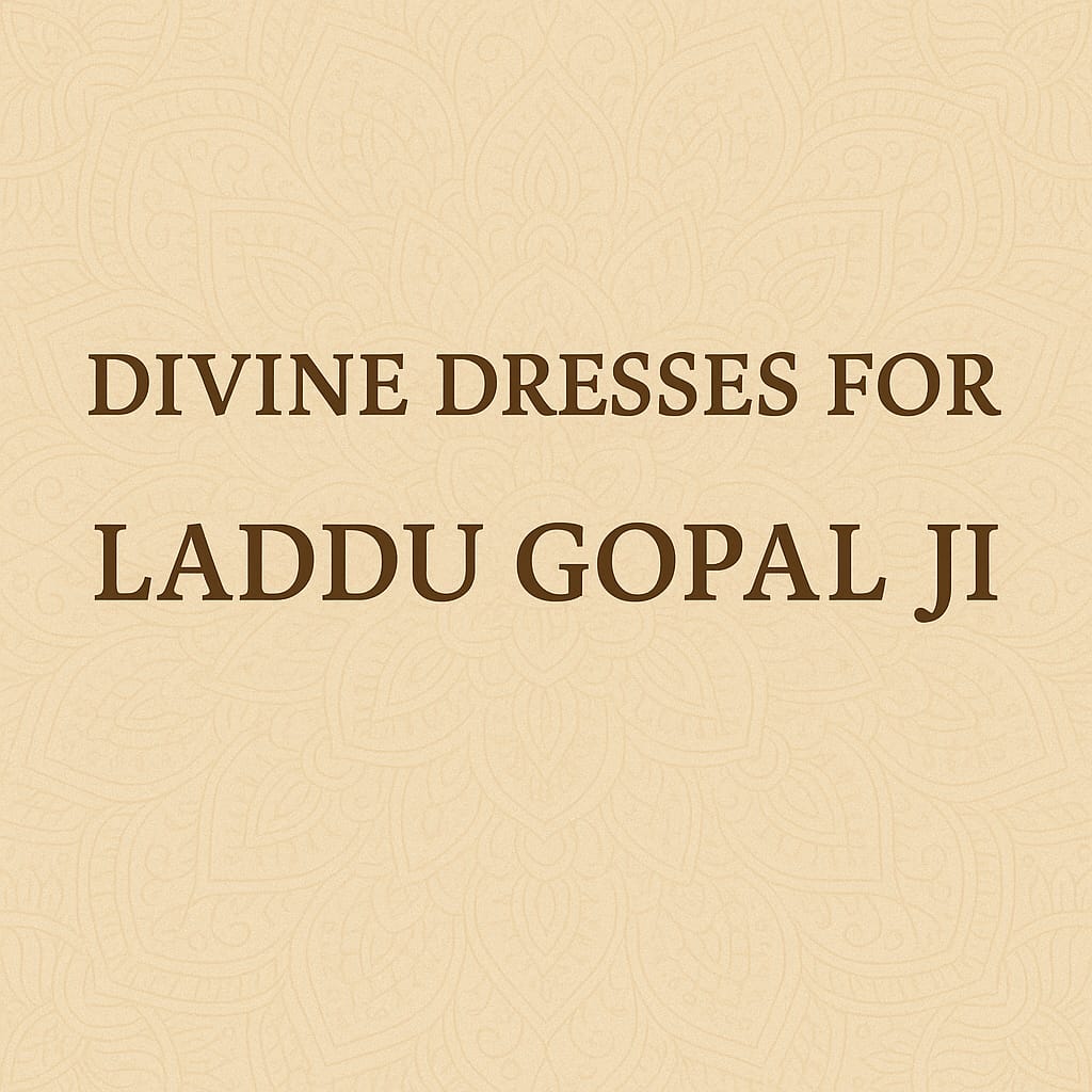Laddu Gopal Ji Vastra – Royal Attire for Your Kanha ji